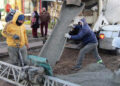Trabajos de reasfaltado y arreglos en calle Humberto Primo
