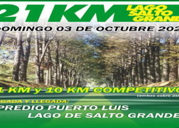 El 3 de octubre se correrá una Media Maratón en el lago Salto Grande