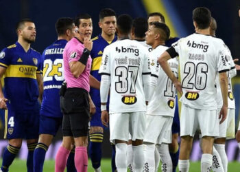 Boca no pudo con atlético Mineiro, con el var, la polémica y el escándalo como protagonistas