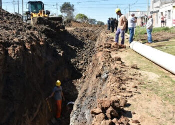 Ampliación y refacción de la red de saneamiento en el barrio San Pantaleón