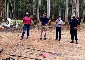 La Secretaría de Ambiente de la Provincia de Entre Ríos acompaña a la CODESAL en trabajos para eliminar residuos forestales