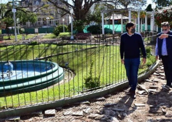 Accesibilidad, conservación y puesta en valor de plazas Urquiza y España: inversión de más 57 millones de pesos