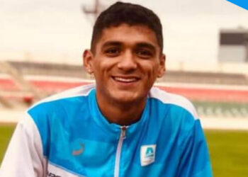 El entrerriano Dylan Van der Hock ya compite en el atletismo universitario estadounidense