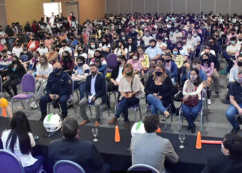 Tránsito seguro: comenzaron las capacitaciones para estudiantes en el Centro de Convenciones