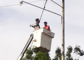 Nuevo alumbrado público en el barrio Tavella Sur