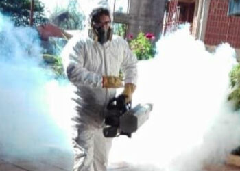 Fumigación y descacharrización para prevenir el dengue