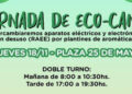 Educación más ambiente: eco canje en plaza 25 de mayo