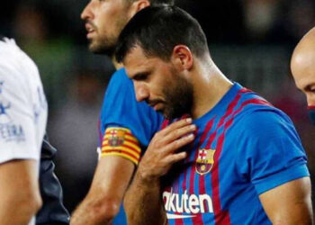 El Kun Agüero reapareció en las redes: “No me puedo reír, no puedo hacer nada”
