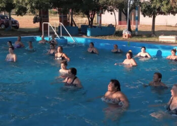Clases gratuitas de gimnasia en el agua