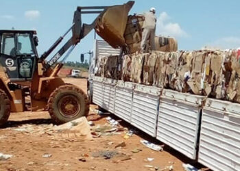 Parque El Abasto: se recuperaron 12 toneladas de cartón