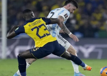 Argentina y Ecuador empataron 1 a 1 en Guayaquil
