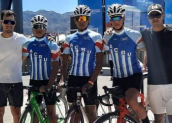 Giupponi, Cabrera y Navarro ciclistas a nivel nacional