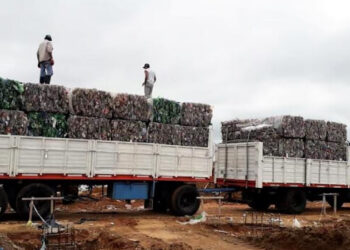 Campo Abasto: se recuperaron 10 toneladas de vidrio