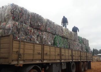 UDAAPA: REALIZARON UNA NUEVA CARGA DE PET CRISTAL Y PET VERDE EN EL CAMPO ABASTO