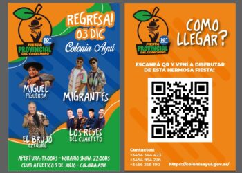 Gran expectativa por el regreso de la Fiesta del Cosechero en Colonía Ayuí