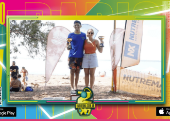 Gamba Genovese e Ignacio Pintos ganadores de las aguas abiertas lago de Salto Grande