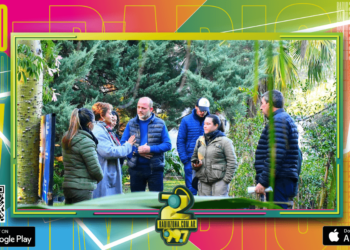 Funcionarios de la Secretaría de Producción y Ambiente de Maciá visitaron el vivero municipal y el jardín botánico