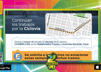 Avanzan las obras de ciclovías