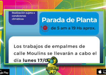 EDOS informa: hay un corte de agua previsto para este lunes 17 de julio