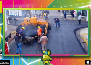 Avanzan las obras de repavimentación y este sábado se trabajará en calle Laprida