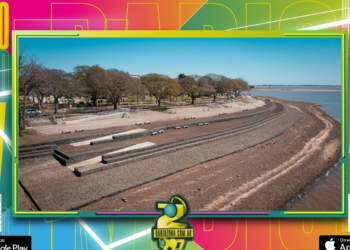 El Intendente Bravo recorrió la Obra de reparación y Puesta en Valor de sector importante de Costanera