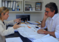 El Intendente Bravo mantuvo reunión de trabajo con la Vocal de CAFESG Lorenz