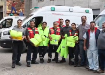 El SIMES recibió indumentaria completa para seguís con su labor sanitaria