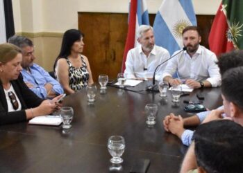 Inundación: Frigerio y Azcué encabezaron reunión del COES