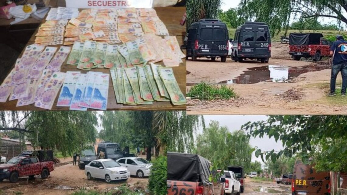 Policiales: Siete allanamientos en un barrio concordiense terminaron en nueve detenciones