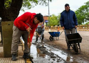 Trabajos de limpieza y recuperación de calles