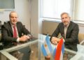 Frigerio se reunió con los funcionarios nacionales Guillermo Ferraro, Pablo Quirno y Diana Mondino