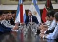 Azcué recibió al secretario de modernización de la provincia