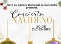 Concierto navideño del coro de cámara de la municipalidad de concordia