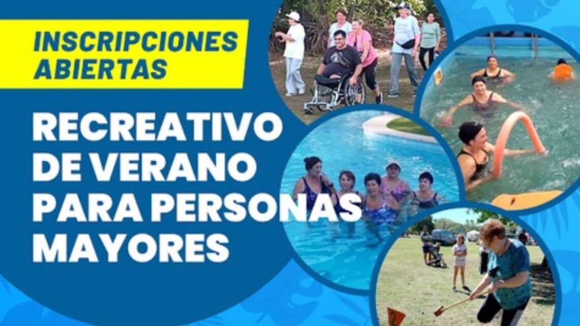 Recreativo de verano para adultos mayores