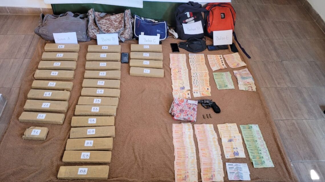 La Justicia Federal procesó con prisión preventiva a tres concordienses acusados de transportar más de 20 kilos de marihuana