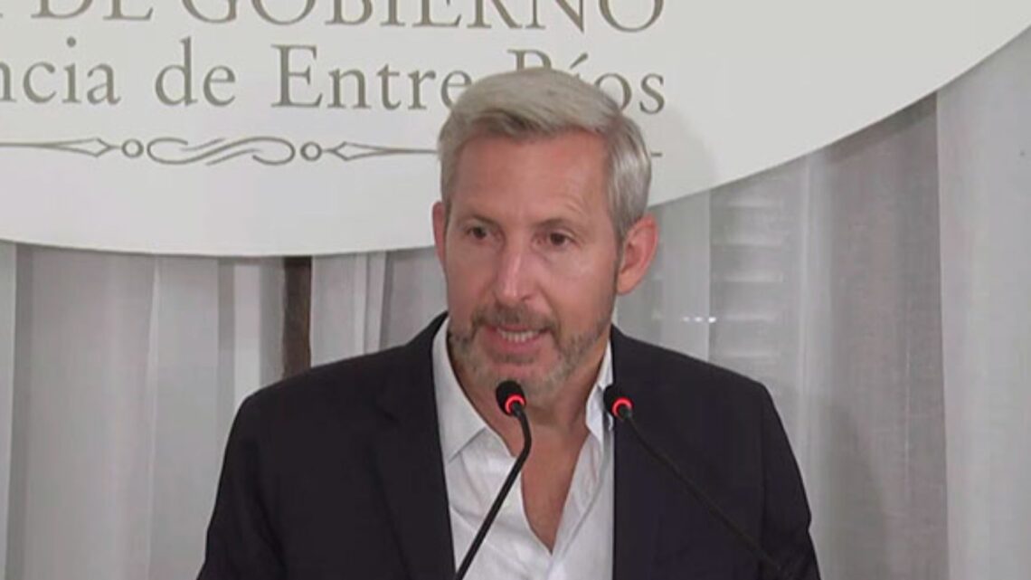 Frigerio: “No hay plata, no hay un centavo en las cuentas públicas”