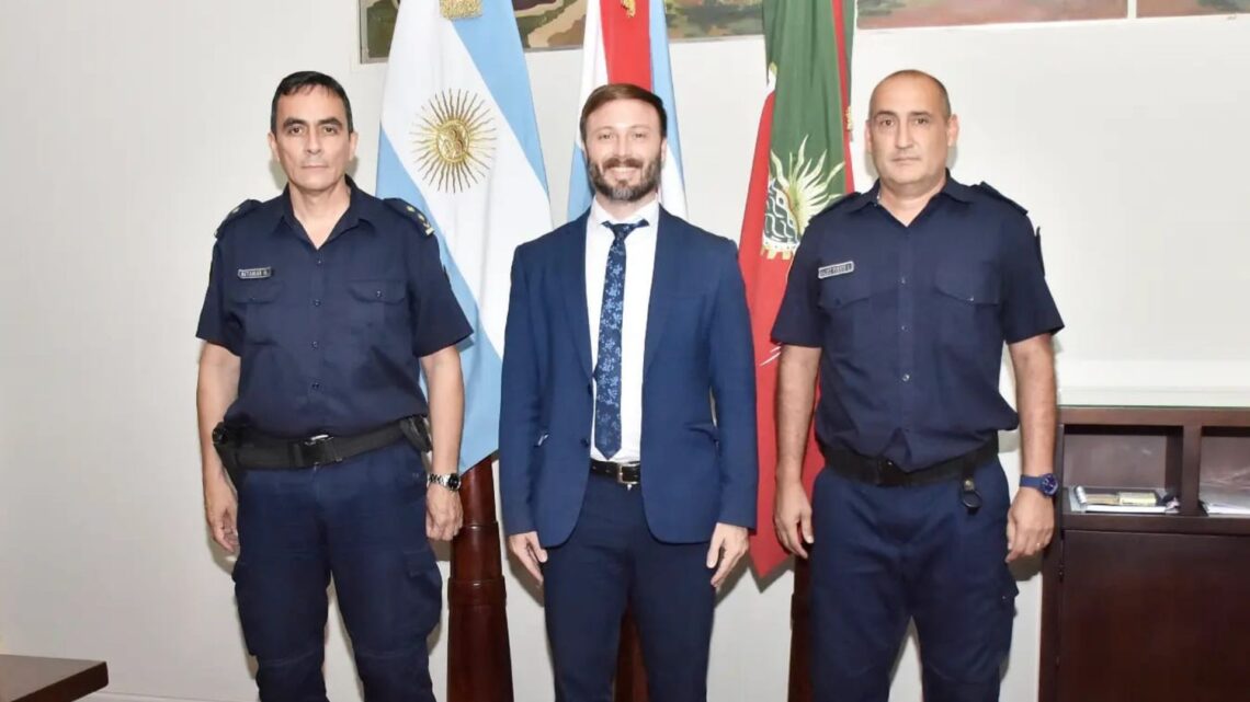 Azcué y el nuevo jefe de la policía “trabajarán en diferentes estrategias para garantizar que Concordia sea una ciudad segura y ordenada”