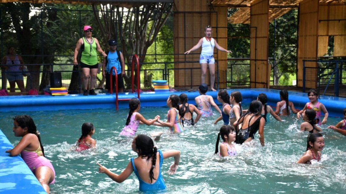 Más de mil chicos participan de los recreativos de verano