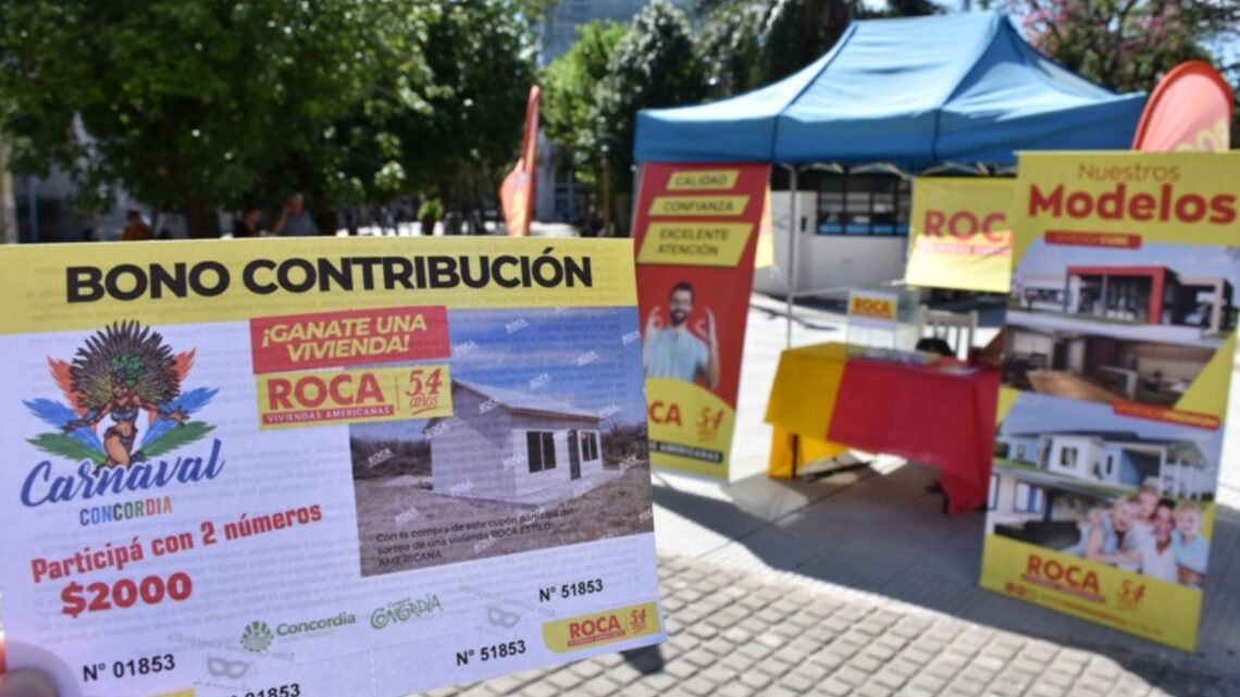 Comienza el carnaval y en la última noche se sortea una vivienda