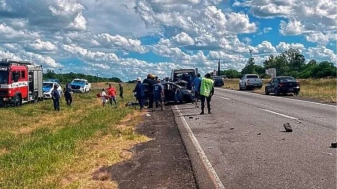 Otro accidente luctuoso en ruta 14: una persona fallecida y 3 menores heridos