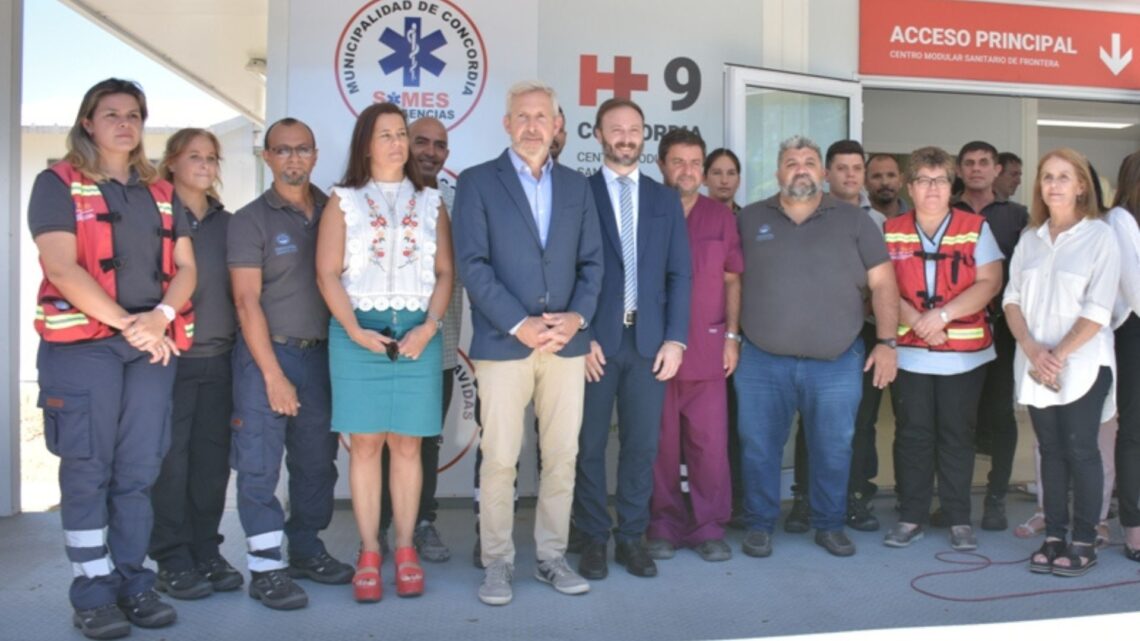 Se inauguró el centro de primera respuesta “Hospital Modular Fronterizo”