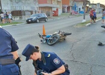 Falleció la mujer embarazada que iba a bordo de una moto que había protagonizado un grave accidente en avenida San Lorenzo