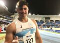 Nazareno Sasia logró la medalla de plata en el Sudamericano Indoor en Bolivia