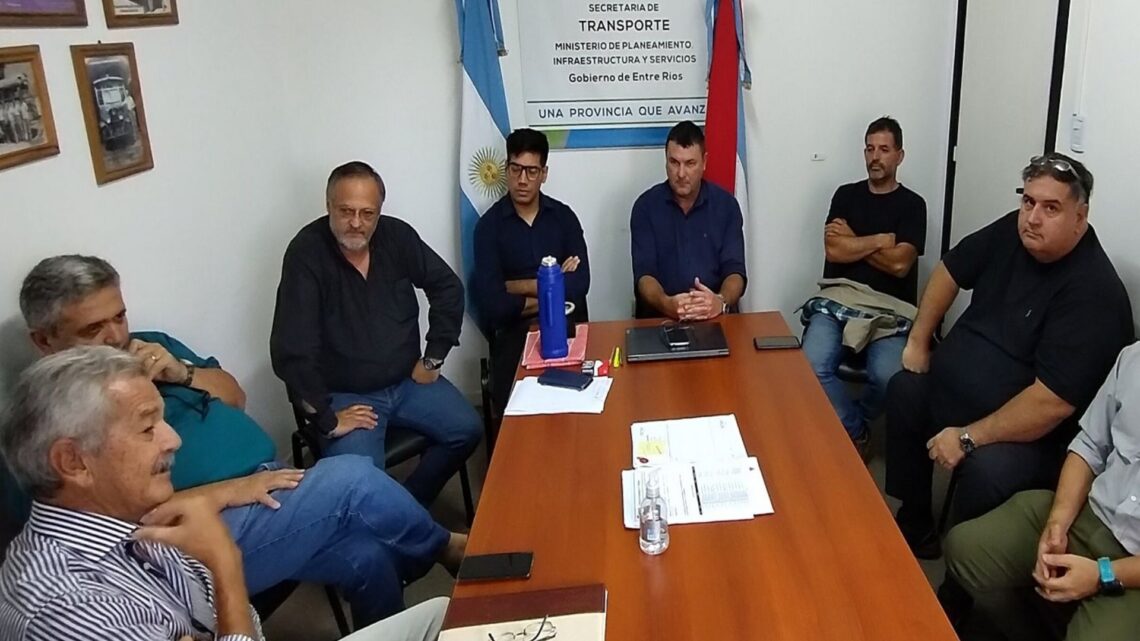 Analizan la situación del transporte urbano de pasajeros en Entre Ríos