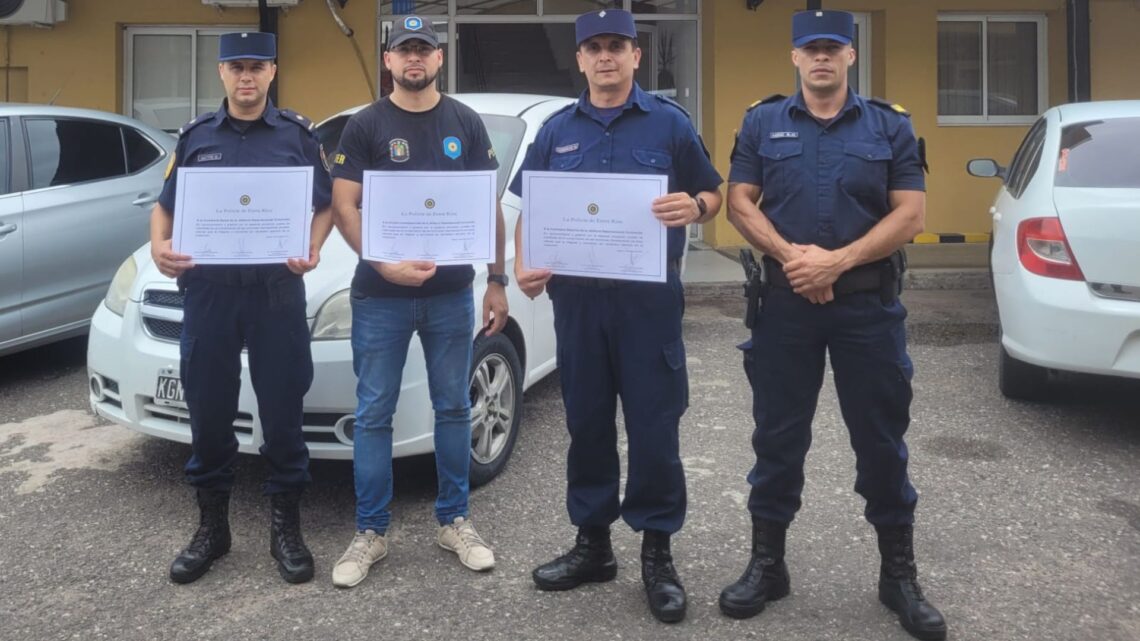 Funcionarios de la Jefatura Departamental fueron distinguidos por su accionar y compromiso en hechos de relevancia