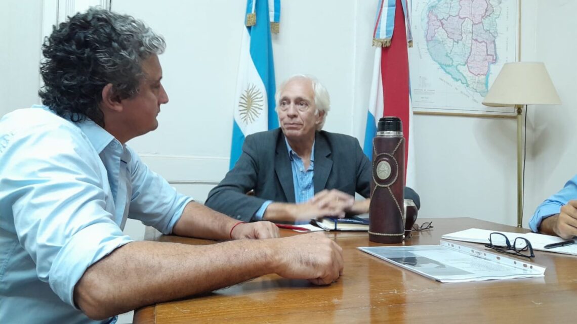 El Intendente Bravo en Paraná se reunió con el Ministro de Desarrollo Económico para avanzar con temas importantes para la ciudad