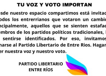 El Partido Libertario de Entre Ríos alzó la vos en favor del presidente y en contra de los gobernadores opositores