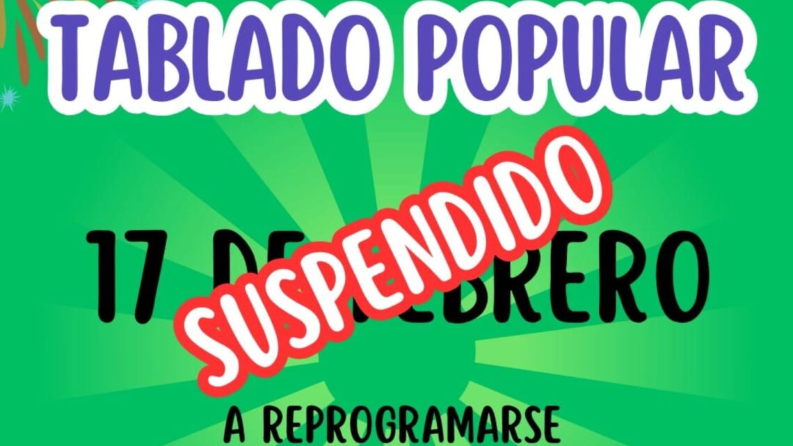 MOMO confirmó la postergación del tablado que se iba a realizar éste sábado 17 de enero