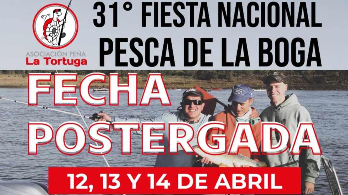 Por la crecida del rio Uruguay, postergan la fiesta nacional de la Boga