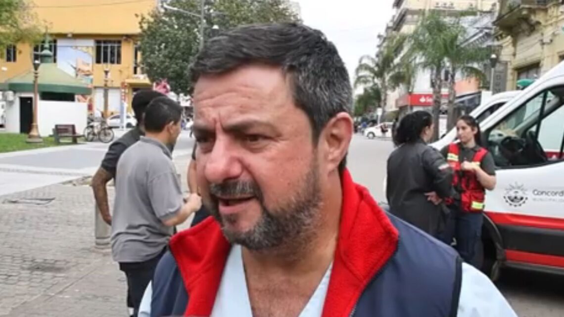 Diego Saure en la sub secretaria de salud de Concordia